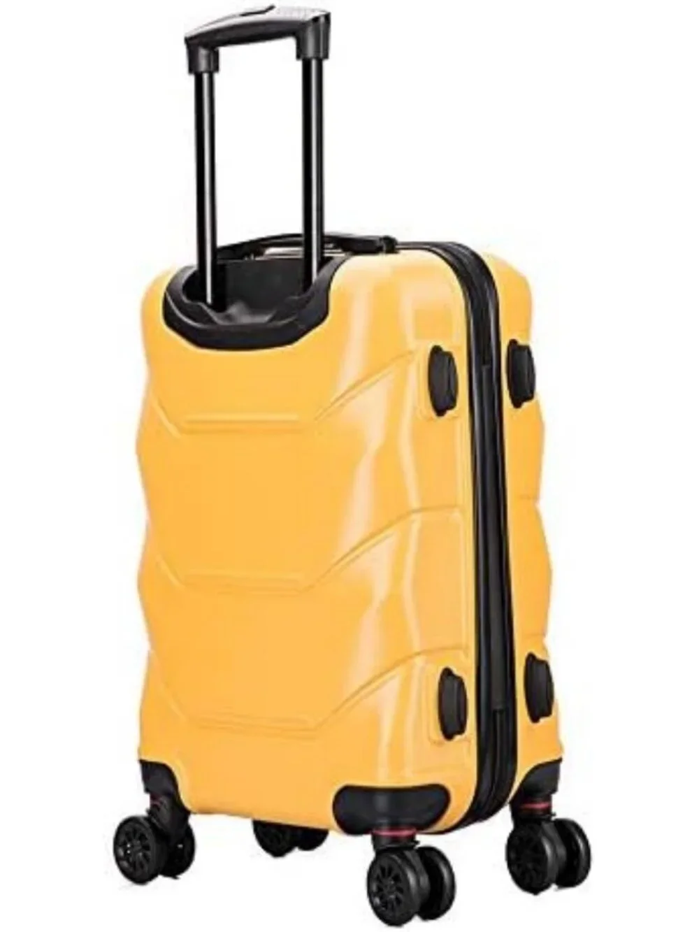 Lightweight 20-Inch Hardside Spinner Carry-On Luggage - Mustard Yellow Travel